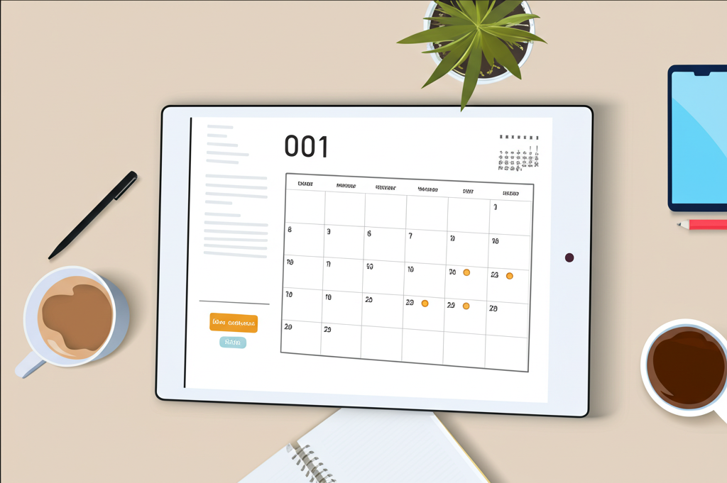 Easy scheduling interface